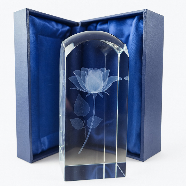 Podziękowanie dla nauczyciela - Róża 3D - wieczny kwiat