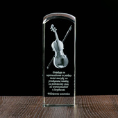 Statuteka konkursowa - Skrzypce 2D z indywidualną dedykacją