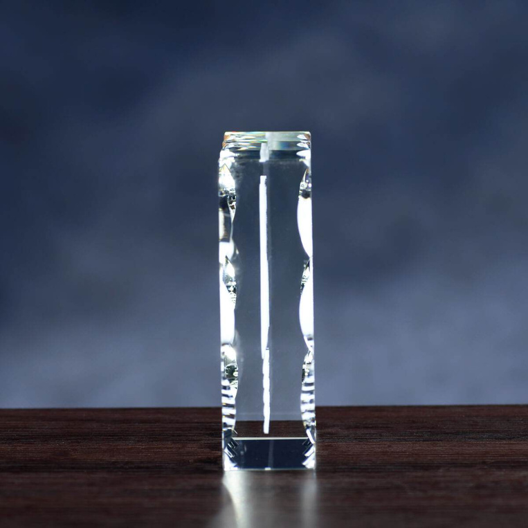 Prezent dla dziadków ~ Fotoprezent w kryształowej statuetce