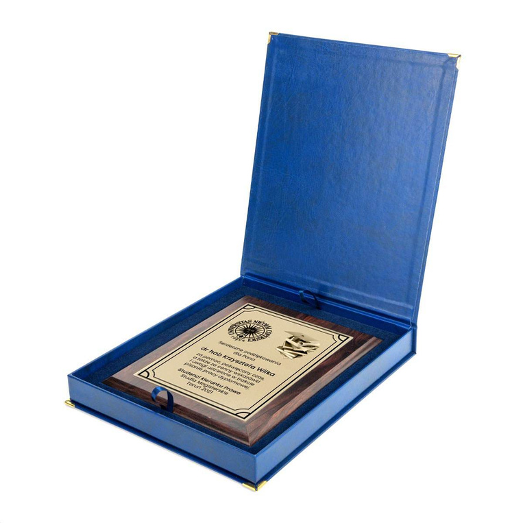 Dyplom 203x254 mm DLA PROMOTORA pracy dyplomowej PODZIĘKOWANIA