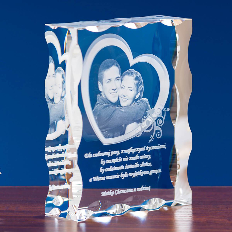 Twoje Zdjęcie w sercu - prezent na ślub dla Siostry, Brata, Dziecka