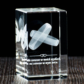 Obrączki grawerowane w krysztale NA WALENTYNKI w dowód miłości