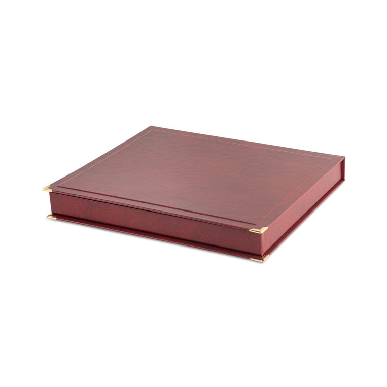 Etui SAMETI do podkładu 8x10 Bordowe Poziom