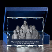 Zdjęcie 2D w krysztale - Prezent dla wychowawcy na zakończenie roku