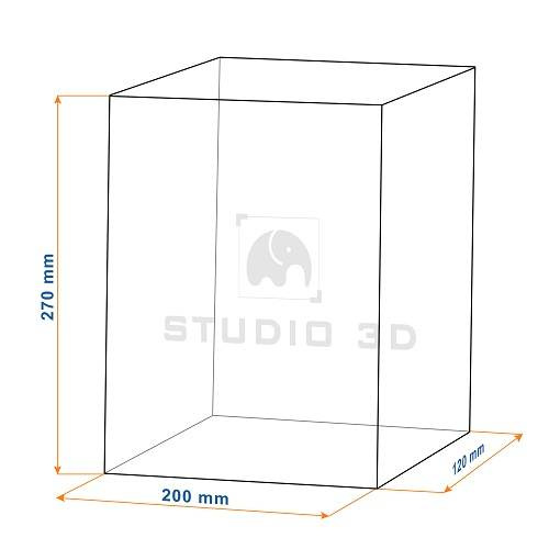 MEGA statuetka, trójwymiarowy wizerunek w krysztale na urodziny