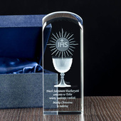 Pomysł na pamiątkę Komunii Świętej - Grawerowanie 3D