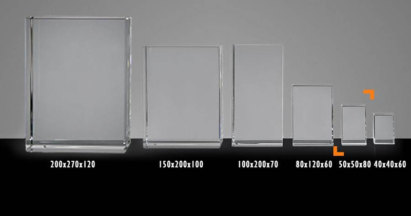 Pies 3D wygrawerowany w szklanej statuetce