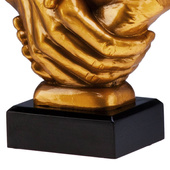 Figurka odlewana - uścisk dłoni