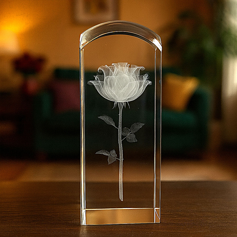 RÓŻA 3D - wieczna róża jako eleganckie podziękowania dla lekarza