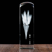 Statuetka dla rolnika, gospodarza, Kłosy 3D wręczana na Dożynki