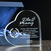 Serduszko na imieniny lub 50 urodziny DLA MAMY