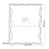 Pamiątka dla księdza, katechety, nauczyciela. Obraz Jezusa w szkle - grawer