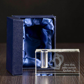 Prezent DLA MAŁŻONKA - stojak na długopis z grawerem SPECIONE SERCA