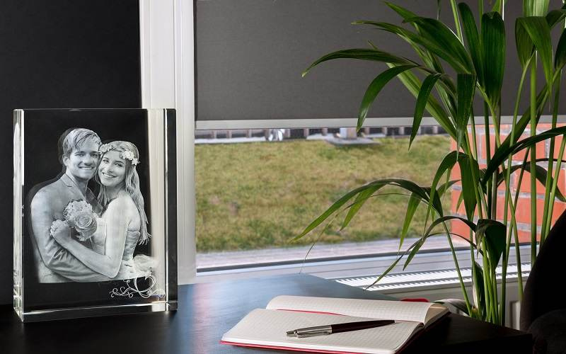 MEGASTATUETKA Prezent ślubny, zdjęcie 3D wraz z dedykacją