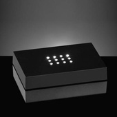 Prezent dla Babci i Dziadka - FOTOKRYSZTAŁ na podstawie LED. Twoja dedykacja