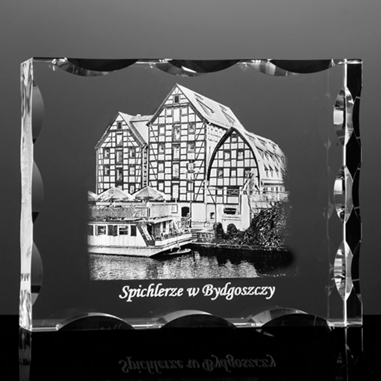 Zdjęcie 3D "Spichlerze w Bydgoszczy" - zabytkowa architektura w szkle