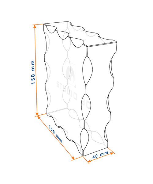 Zdjęcie w krysztale na podstawce LED - prezent na urodziny grawerowany w szkle