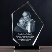 Statuetka na prezent ze zdjęciem GRAWER 2D