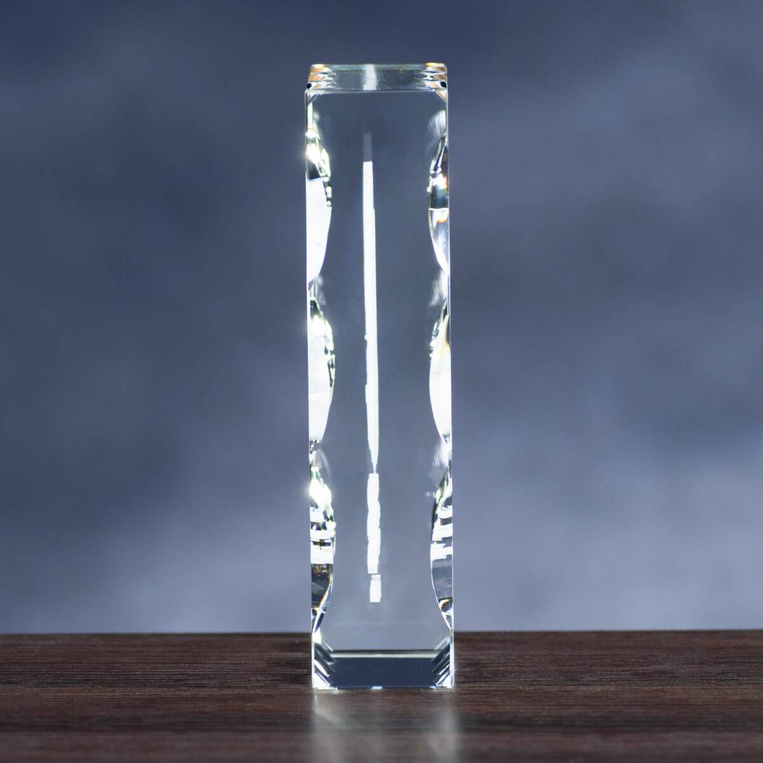 Zdjęcie w krysztale dla Babci i Dziadka - fotokryształ 2D w ozdobnej statuetce