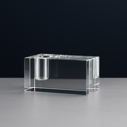 Kryształowy stojak na długopis [KSND-01] 90x50x50 mm