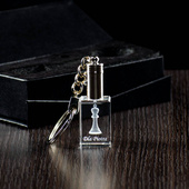 Brelok na prezent - personalizowany z grawerem figury szachowej