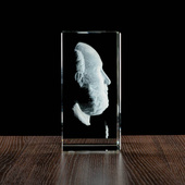 MEGASTATUETKA Hipokrates, popiersie 3D wygrawerowane w statuetce