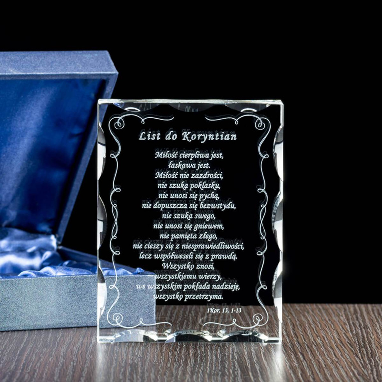 Pamiątka religijna dla katechety, nauczyciela - LIST DO KORYNTIAN