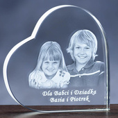 Prezent dla Babci i Dziadka - fotokryształ