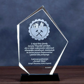 Statuetka firmowa / Prestige / Fotokryształy 2D – Studio 3D