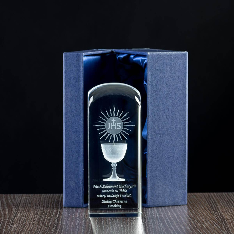 Pomysł na pamiątkę Komunii Świętej - Grawerowanie 3D