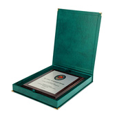 Etui SAMETI do podkładu 6x8 Zielone Pion