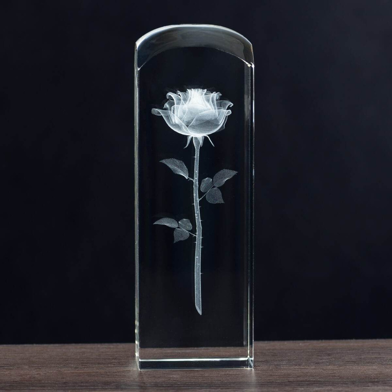 Róża 3D dla Babci i Dziadka - oryginalny Prezent dla Dziadków od wnuków