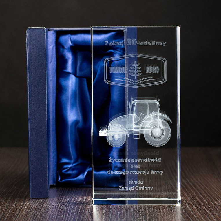 Pamiątka dla Rolnika, Gospodarza, Klienta - Traktor 3D