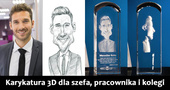 Karykatura 3D - zdjęcie grawerowane w szkle
