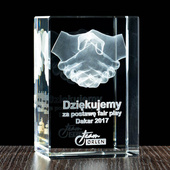 Personalizowana statuetka jako podziękowania dla pracownika