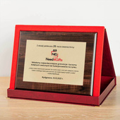 Personalizowany dyplom firmowy 228x305 mm z logo - ROCZNICA FIRMY