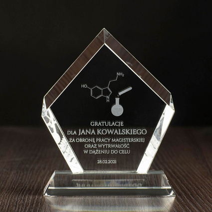 STATUETKA Prezent na zakończenie roku - DLA NAUCZYCIELA CHEMII