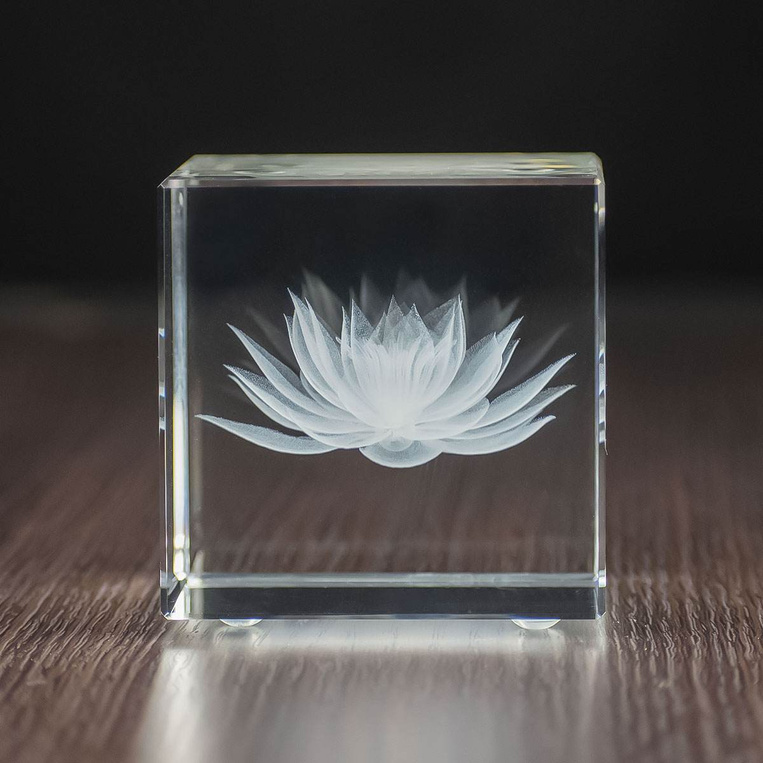 Statuetka 3D z kwiatem lilii w trójwymiarze Prezent DLA LEKARZA