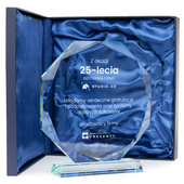 Personalizowana statuetka na 25-lecie firmy – jubileuszowy upominek biznesowy