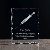 Statuetka DLA PIELĘGNIARKI, SALOWEJ za zdanie egzaminu lub opiekę w szpitalu