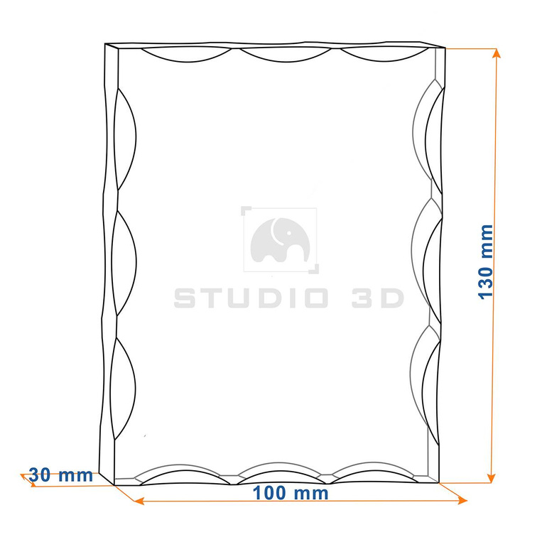 Ażurowe serce - statuetka 3D na prezent w ozdobnej statuetce 13x10x3 cm