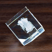 Silnik 3D - statuetka na jubileusz firmy. Grawer Twojego modelu 3D