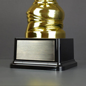 Puchar metalowy złoty T-S