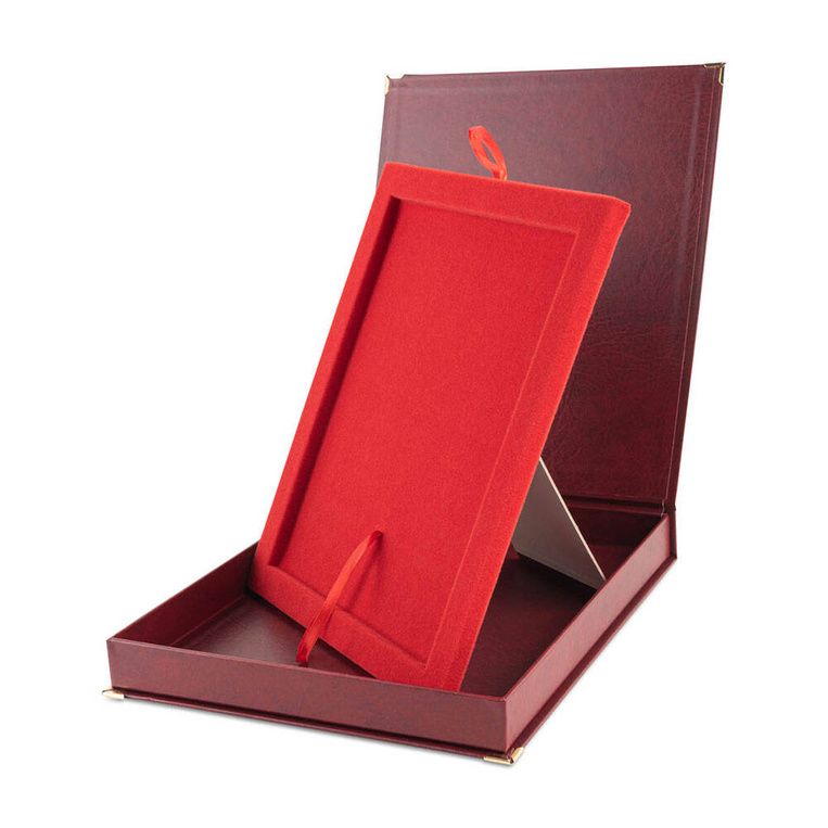 ETUI SAMETI Bordowe 9x12 Pion