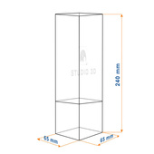 Prezent DLA LIDERA INNOWACJI - grawerowane skrzydła w krysztale 3D i dedykacja
