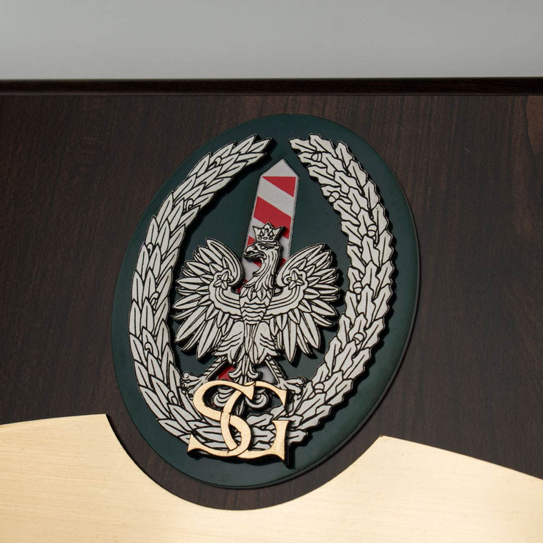 Personalizowany ryngraf 203x254 mm - Straż Graniczna - Służby mundurowe
