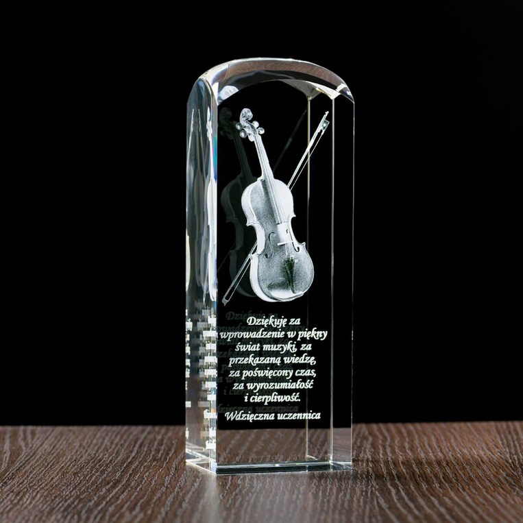 Statuteka konkursowa - Skrzypce 2D z indywidualną dedykacją