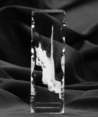 Zdjęcie Starówki w Warszawie - GRAWER 3D w krysztale