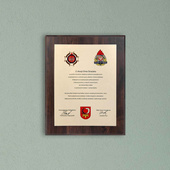 Dyplom 305x381 mm DLA STRAŻAKA - podziękowania lub gratulacje