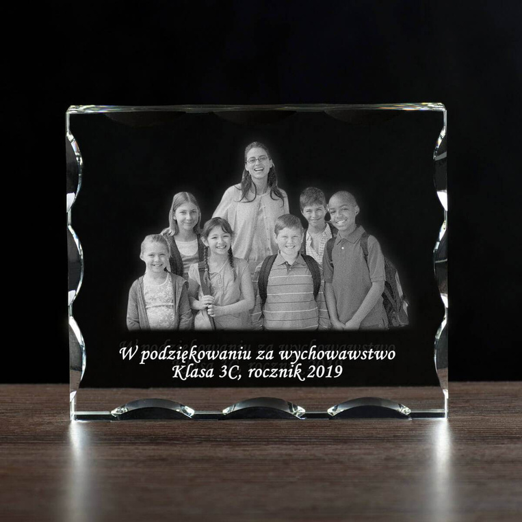 Fotoprezent - zdjęcie klasowe dla wychowawcy nauczyciela koniec roku szkolnego